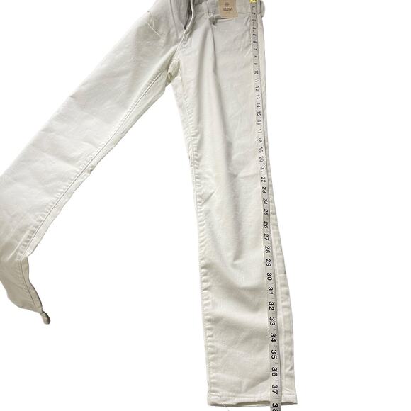 New So White Low Rise Stretch Jeggings Size 9 - Picture 7 of 9